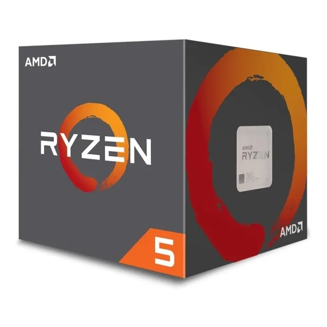 Procesador gamer AMD Ryzen 5 2600 YD2600BBAFBOX de 6 núcleos y 3.9GHz de frecuencia con gráfica integrada