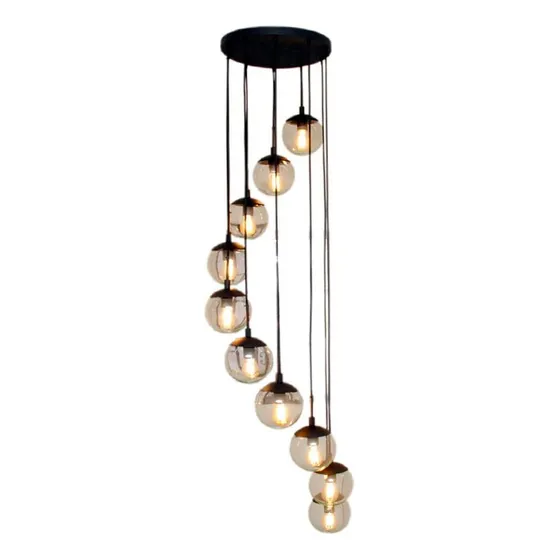 Lampara De Techo Colgante Decorativa Lt Tarento 10 Luces