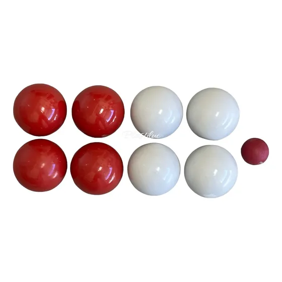 Jogo De Bocha Completo 12,8cm Peso 1.900 Com 8 Bolas + Balim