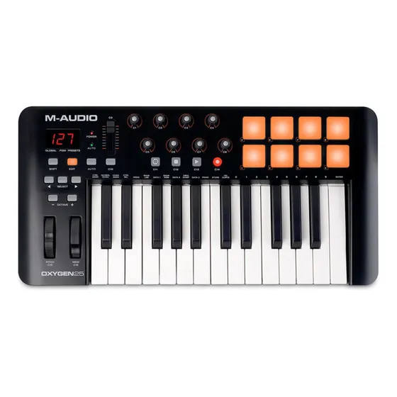 Teclado Controlador 25 Teclas Oxygen M-audio V4 Iv Usb Midi