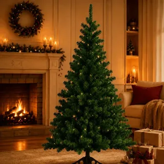 Dekasa Arvore De Natal Tradicional 150 220 Galhos Pinheiro Cor Verde