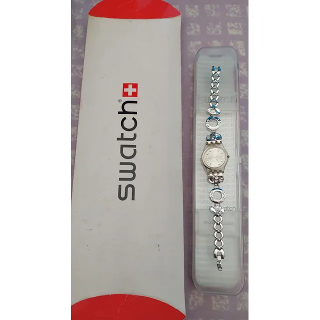 Reloj Swatch Original En Acero Para Dama