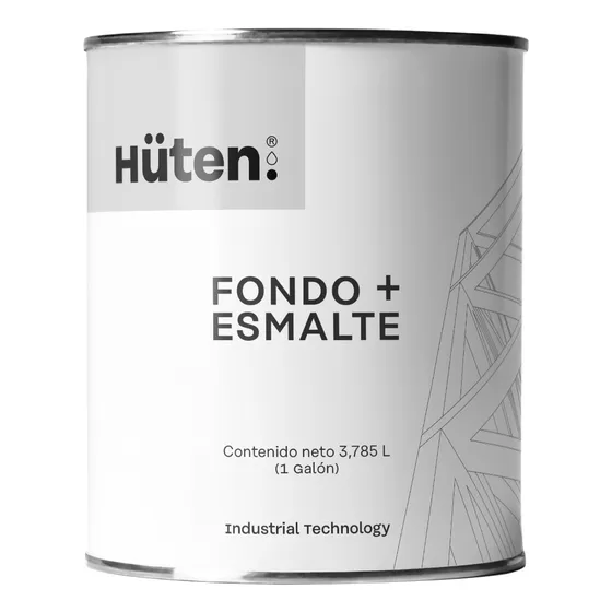 Fondo Esmalte Anticorrosivo Gris Brillante Ral 7040 Huten