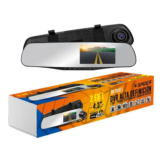 Camara 2 En 1  Con Pantalla 4.5´´ En Espejo Retrovisor