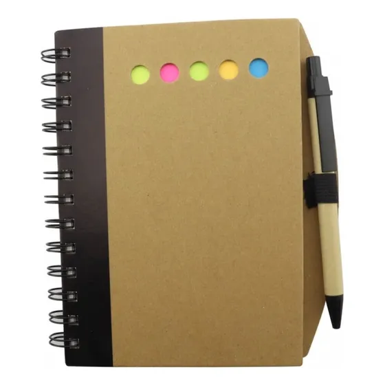 Agenda Ecologica No10 Incluye Mini Notas Adhesivas Y Esfero