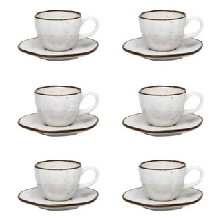 Conjunto De Xicaras De Café 75 Ml Maresia E Pink Sand Oxford Conjunto De Xicaras De Café 75 Ml Maresia E Pink Sand Oxford