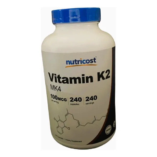 Vitamin K Mk4  100mcg  240tabs Nutricost