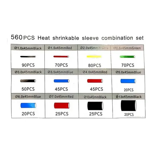 Termo Encogible Termoencogible Termocontraible 560 Piezas