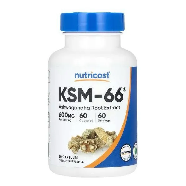 Nutricost Ksm-66 Cápsulas 60 Unidades Frasco