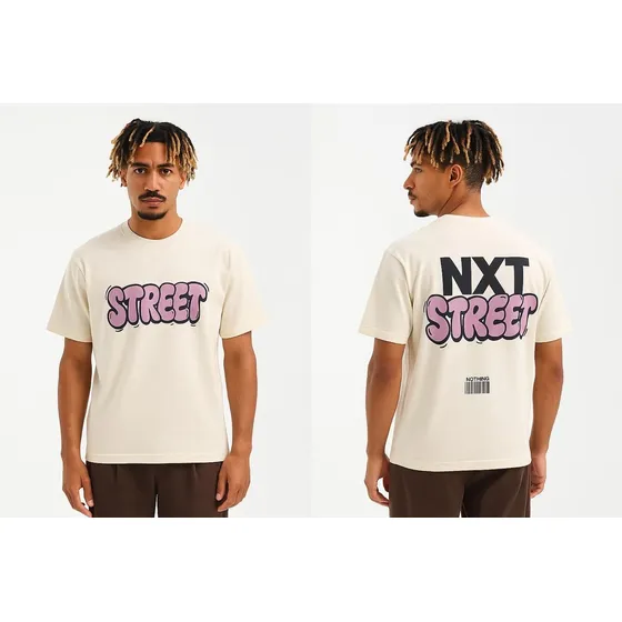 Remera Estampada Street Over Baron Blonde Hombre