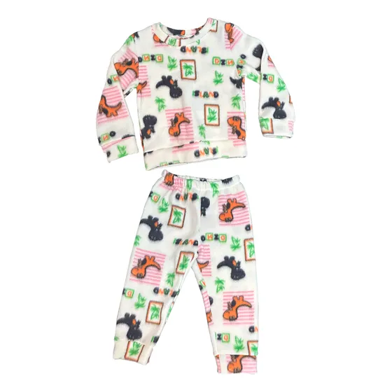 Pijama Infantil Estampado Inverno Menina Menino 2 A 10 Anos