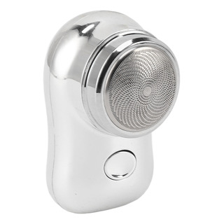 Minirecortadora De Barba Chapada En Plata, Tamaño C, Recarga Minirecortadora De Barba Chapada En Plata, Tamaño C, Recarga