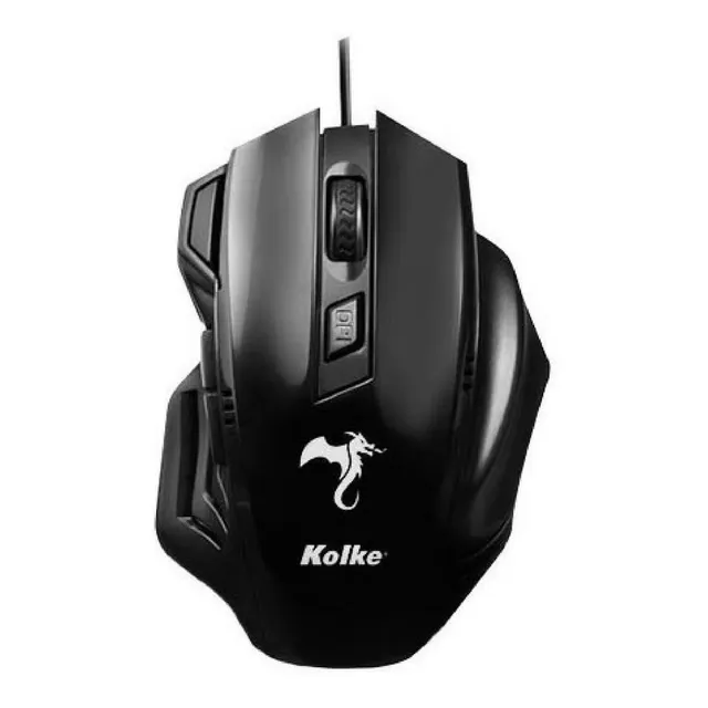 Mouse gamer KolkeDragon Series Gaming KMG-100 negro