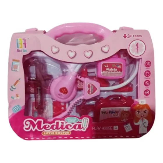 Set De Doctor Maletín Juguete 10 Piezas