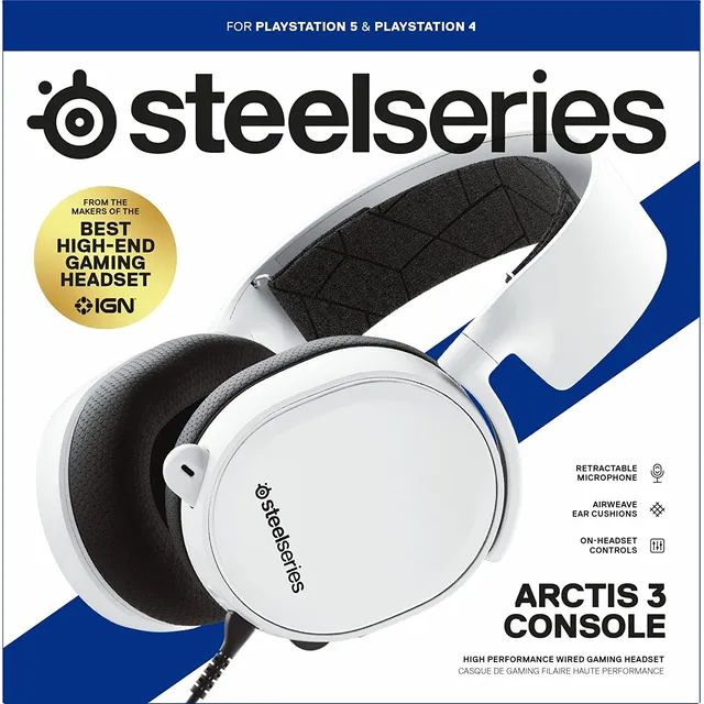 Audifonos Gaming Steelseries Arctis 3 Console Ps5 Ps4 Pc