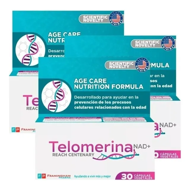 Telomerina Nad+ Protector Adn Original Pack X3