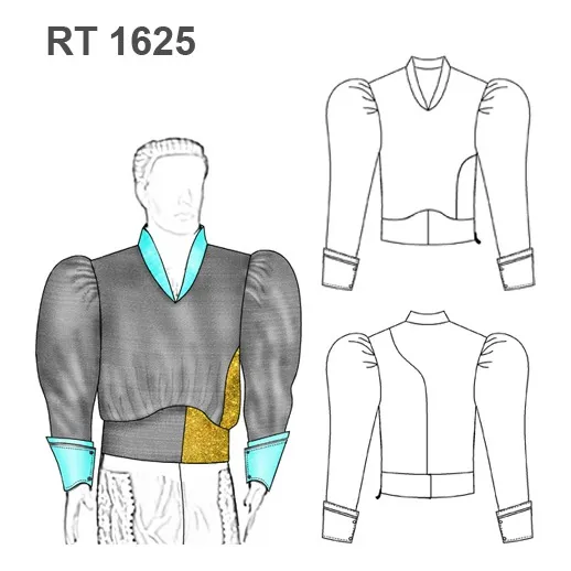 Molde, Patrón Chaqueta Campera Caporal Tirana Hombre