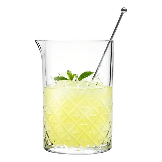 Jarra De Vidrio Para Bar Mezcladora Timeless 725ml Pasabahce Color Transparente