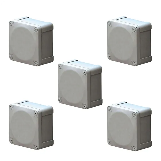 5 Cajas Tipo Nema Gabinete 10x10x5.5 Cm Ip65 Cctv Camaras