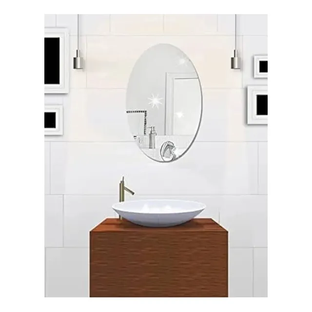 Espejo De Pared Autoadhesivo Vinil 40*30cm Gym Hogar