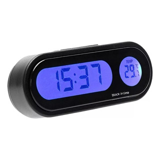 Mini Reloj Electrónico Luminoso Para Salpicadero De Coche Mini Reloj Electrónico Luminoso Para Salpicadero De Coche