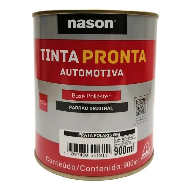 Pintura Automotriz Base Poliéster Plata Polaris Gm 900ml