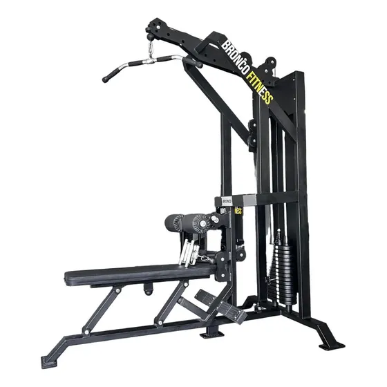 Pulley Com Remada Linha Premium Bronco Fitness