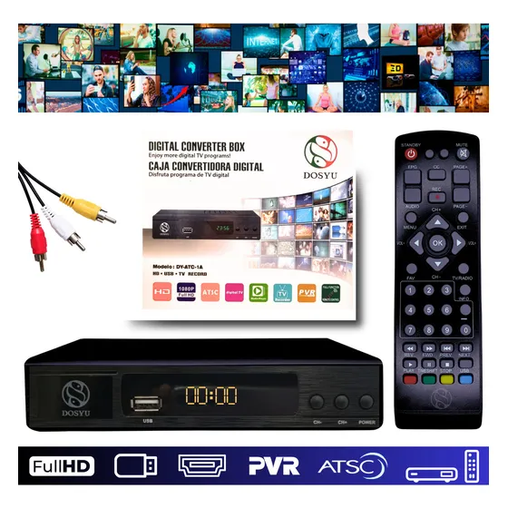 Decodificador Tv Convertidor Digital Full Hd 1080p