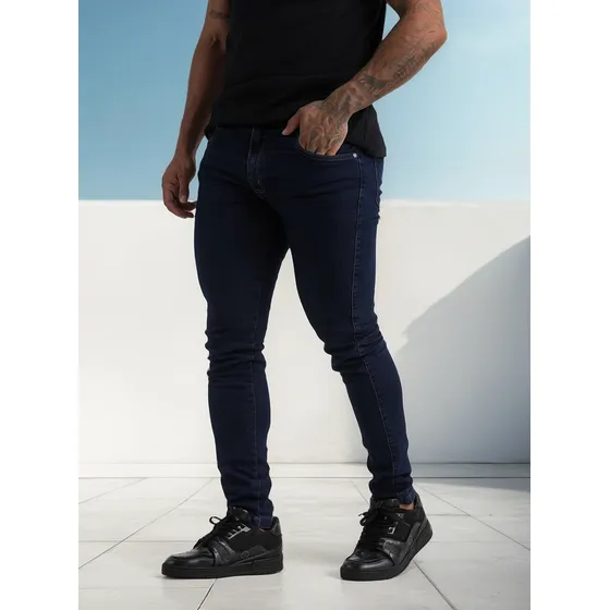 Calça Jeans Masculina Skinny Com Super Lycra Linha Premium