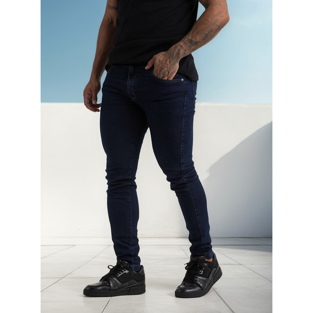 Calça Jeans Masculina Skinny Com Super Lycra Linha Premium Calça Jeans Masculina Skinny Com Super Lycra Linha Premium
