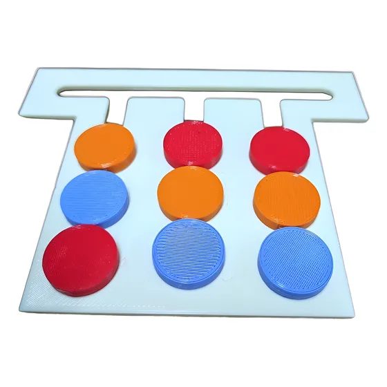 Puzzle 3d - 3 Colores Infantil