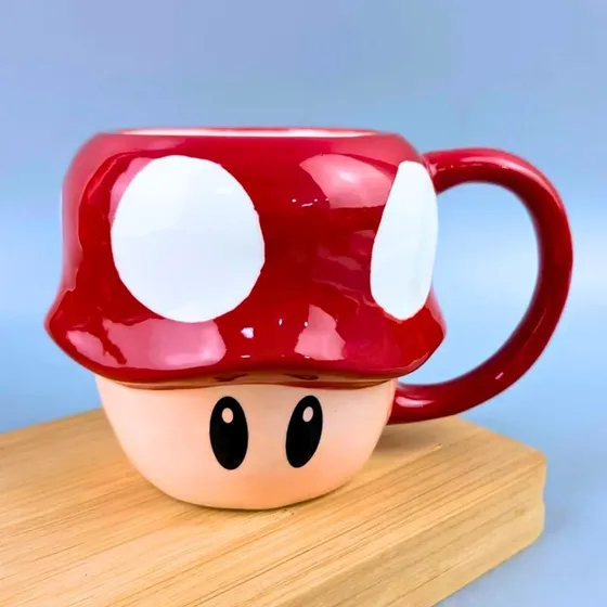 Taza Super Champiñon Mario Bros 350ml
