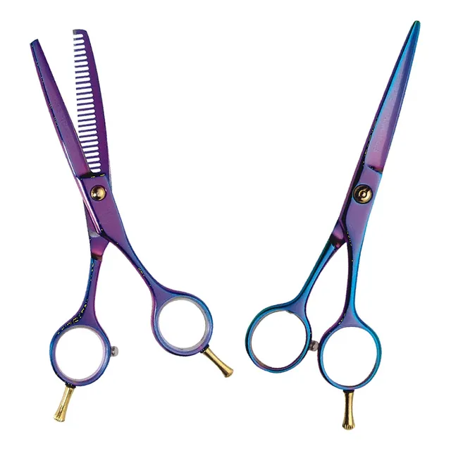 Pack Tijera De Corte & Entre Sacar Kasho Tornasolada 6'