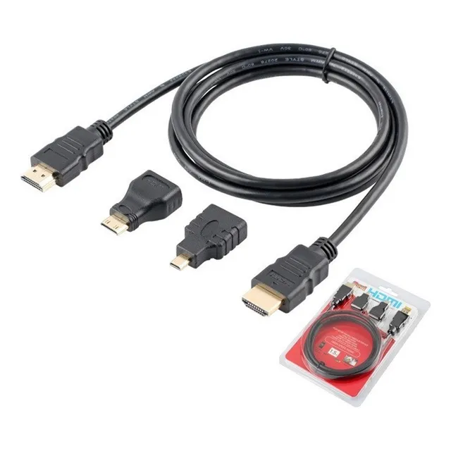 Hdmi 3 En 1 Cable De Conexión Mini Micro Hdmi A Cable Hdmi