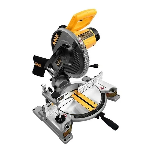 Sierra Ingleteadora De 10 Dewalt C/ Disco Aluminio Dw714-b3