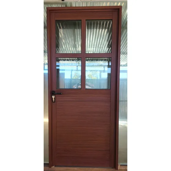 Puerta Aluminio Símil Madera S30 Variedad De Diseños
