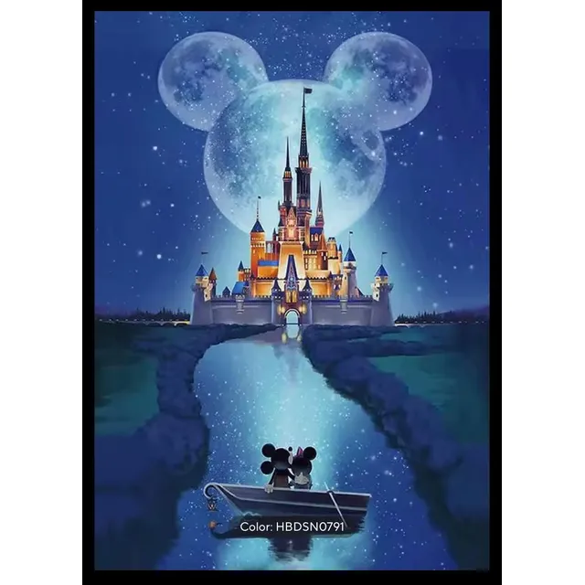 Kit Diamond Painting Personajes Disney Y Más 30x40cm