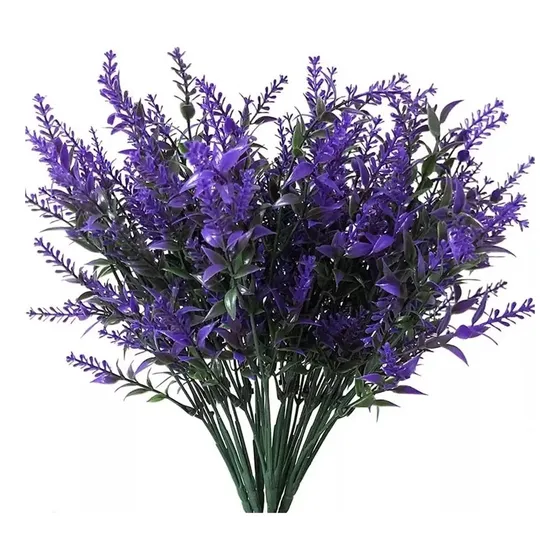 Flores Lavanda Varilla Jardín Vertical Ramo Pack X6