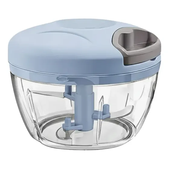 Mini Processador Manual Triturador Alimentos 500ml Corda Retrátil BRQ Import