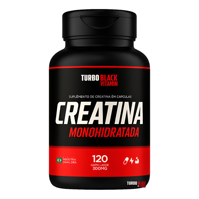Creatina 120 Cápsulas Turbo Pré Treino Monohidratada Pura Creatina 120 Cápsulas Turbo Pré Treino Monohidratada Pura