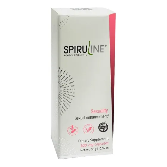 Spirulina Sexuality X 60 Caps. Hydrogrow Ginseng Siberiano Sabor Sin sabor