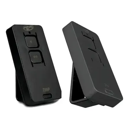 Kit 2x Controle Ppa Zap Pop 433 Dupla Tecnologia Cor Preto
