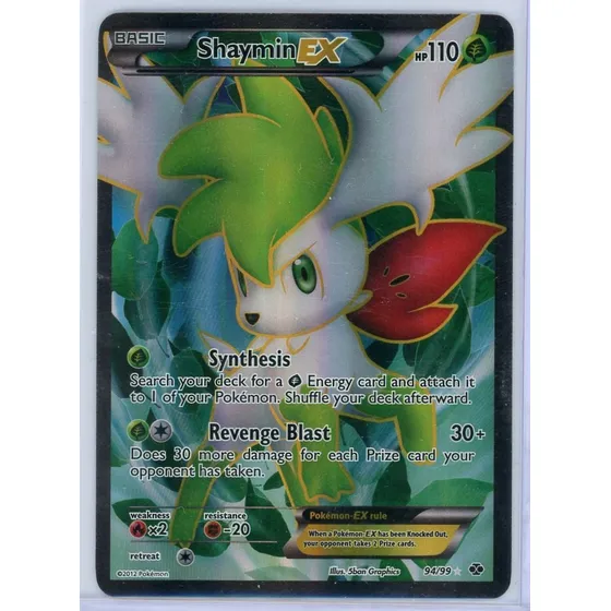 Cartas Pokemon Shaymin Ex Full Art Noble Victories