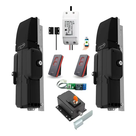 Motor Porton Automatico Electrico Torsion Doble Wifi Traba