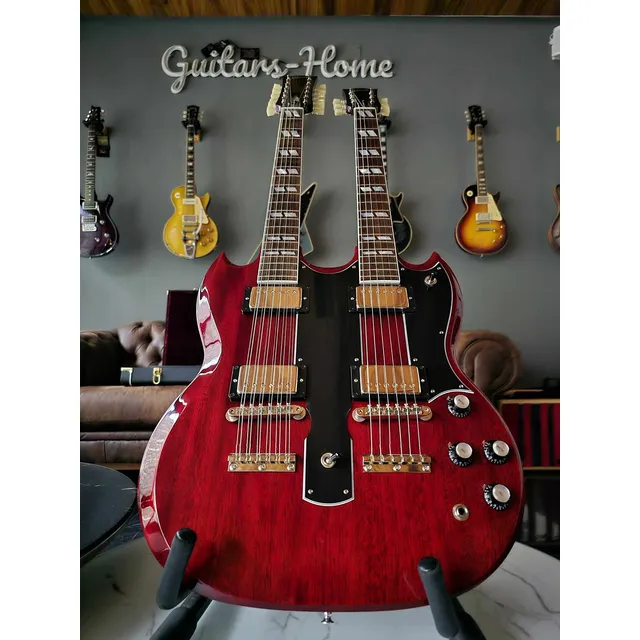 Gibson Custom Shop Eds-1275 Doubleneck Cherry 2024 Cherry Diestro Cherry Rosewood