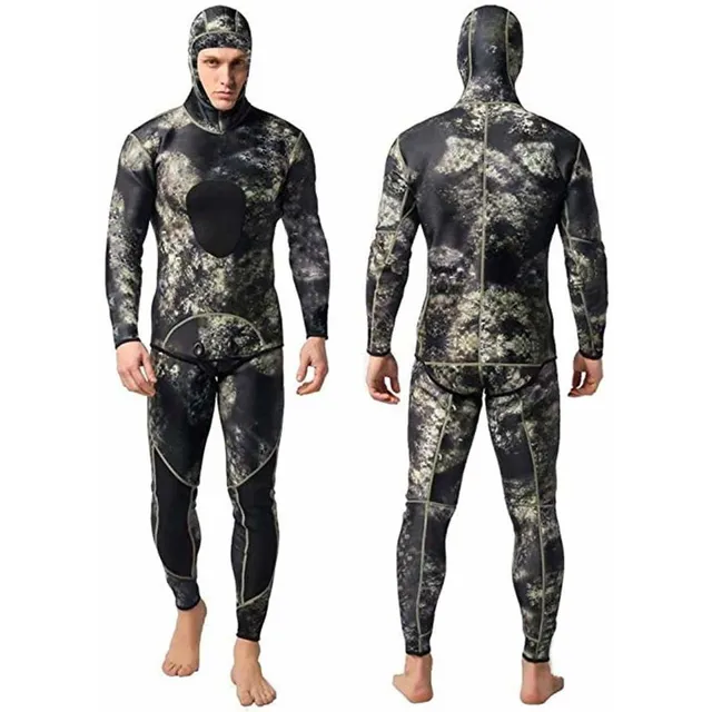 Traje Neopreno 2 Repuesto Capucha Manga Larga Para Buceo
