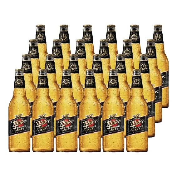 Pack 24 Cervezas Miller Genuine Draft Botellin 355ml
