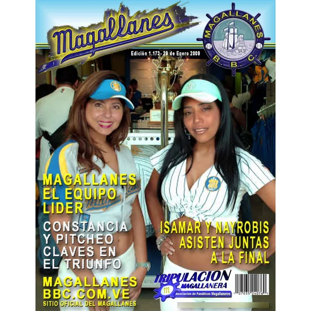 Diseño Tu Portada De Revista Beisbol Magallanes Caracas