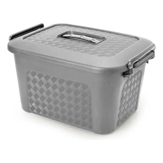 Cajonera Plástica Organizadora Con Tapa - Caja Grande De 40l