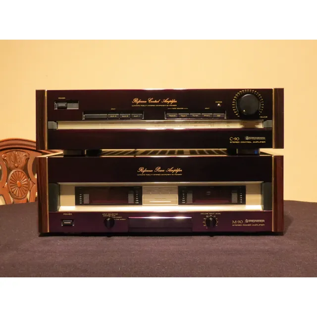 Amplificador De Potencia Y Pre Pioneer Elite M90 / C90 Audio 200 W